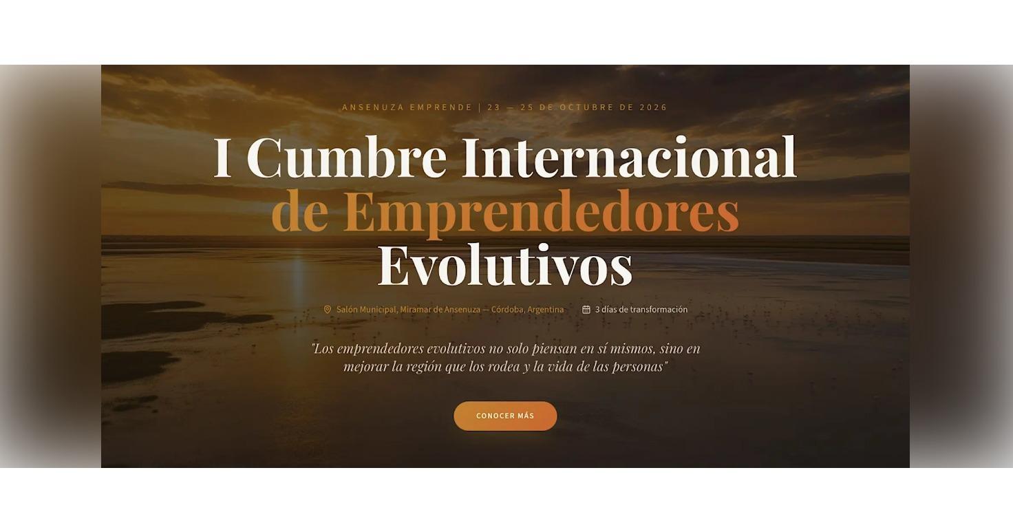 I Cumbre Internacional de Emprendedores Evolutivos