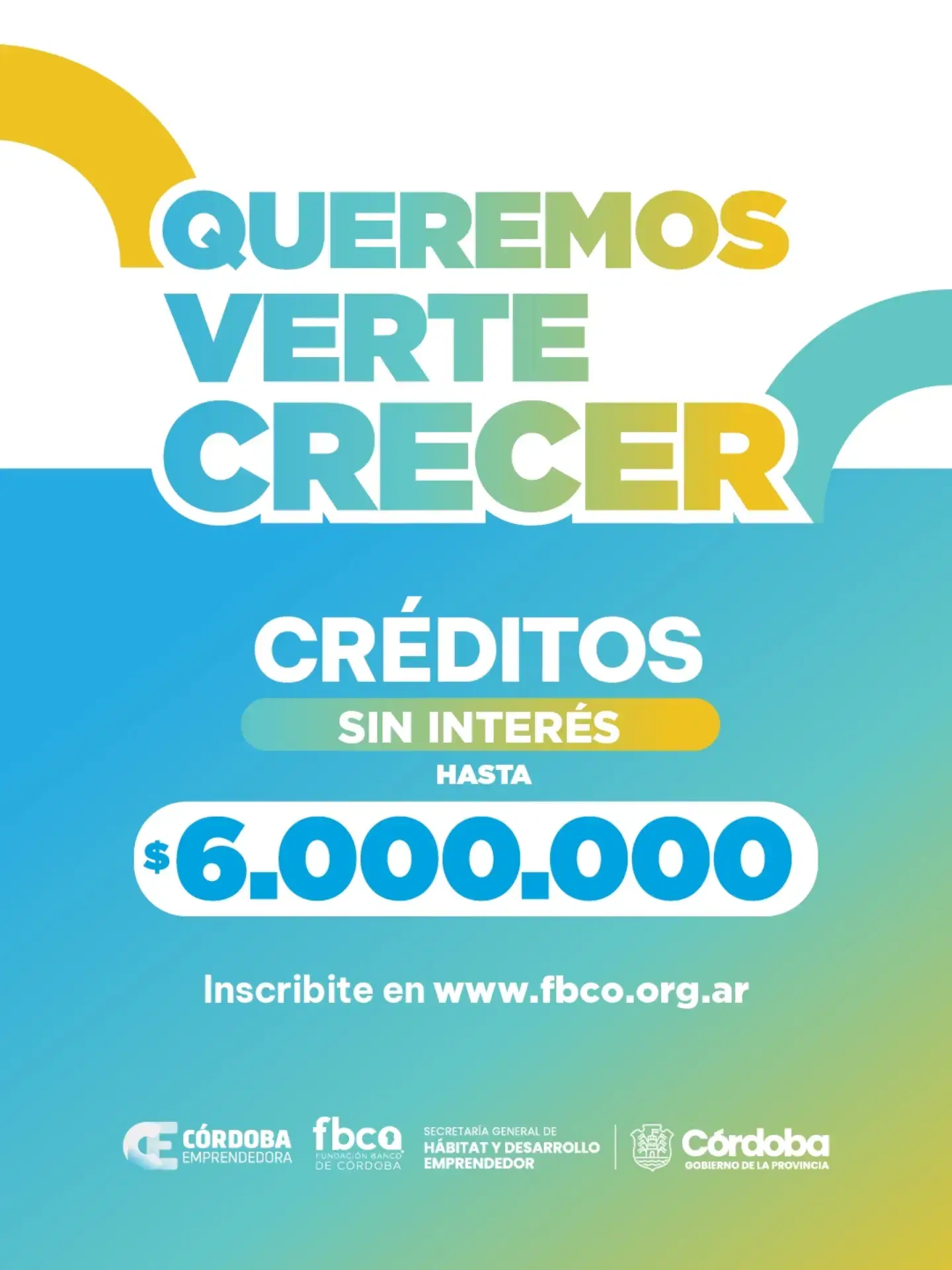 Créditos sin interés para emprendedores